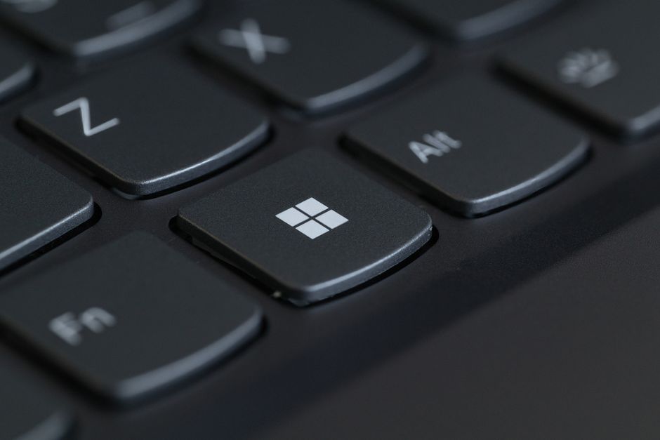 Touche Windows sur un clavier d'ordinateur