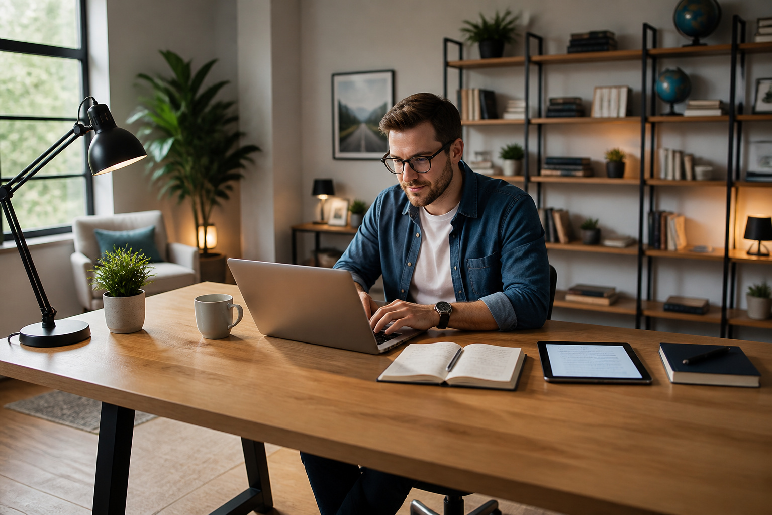 Espace de travail moderne et productif
